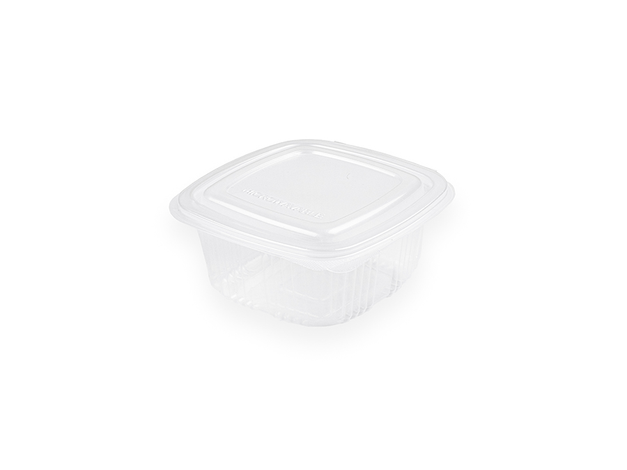 Envase Bisagra Alto Microondas -PP- 250cc (-5ºC a +120ºC), 100uds x 9pq