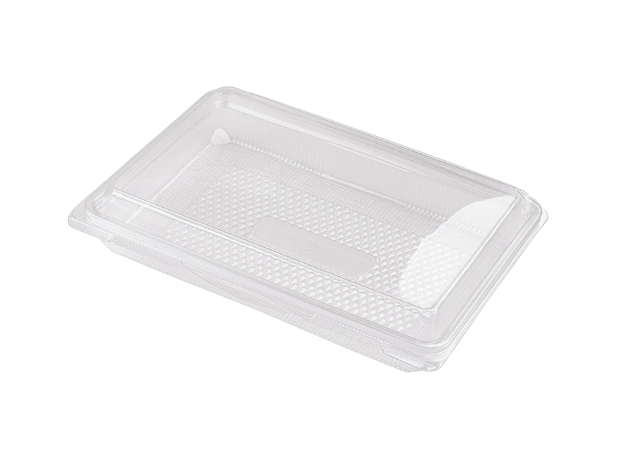 Envase Tapa Bisagra Loncheados -PET- 750cc (-15ºC a +55ºC), 25uds