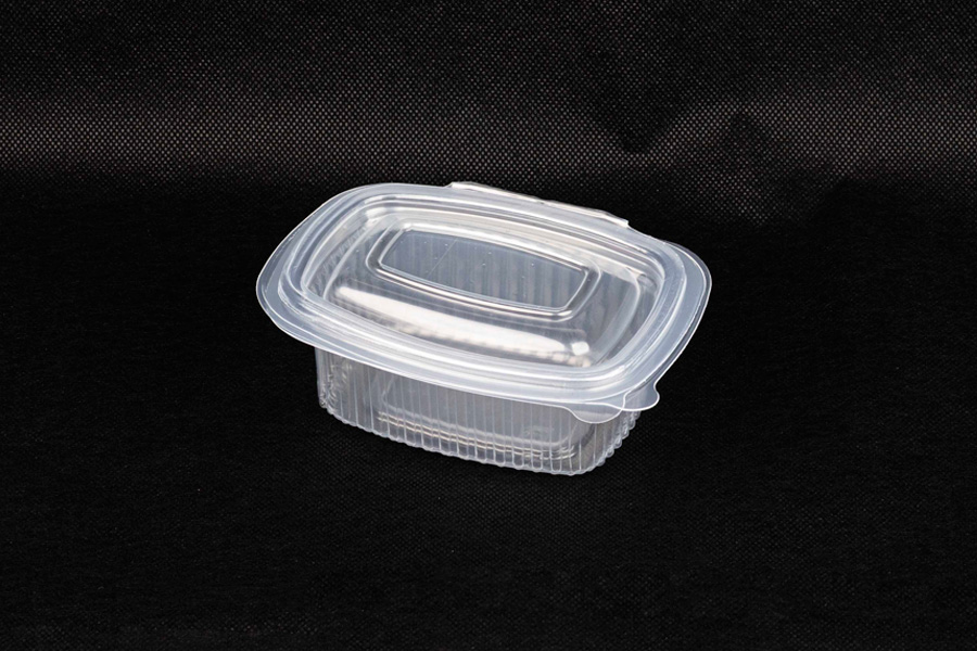 Envase Bisagra Oval -PP- 250cc, 50uds x 15pq