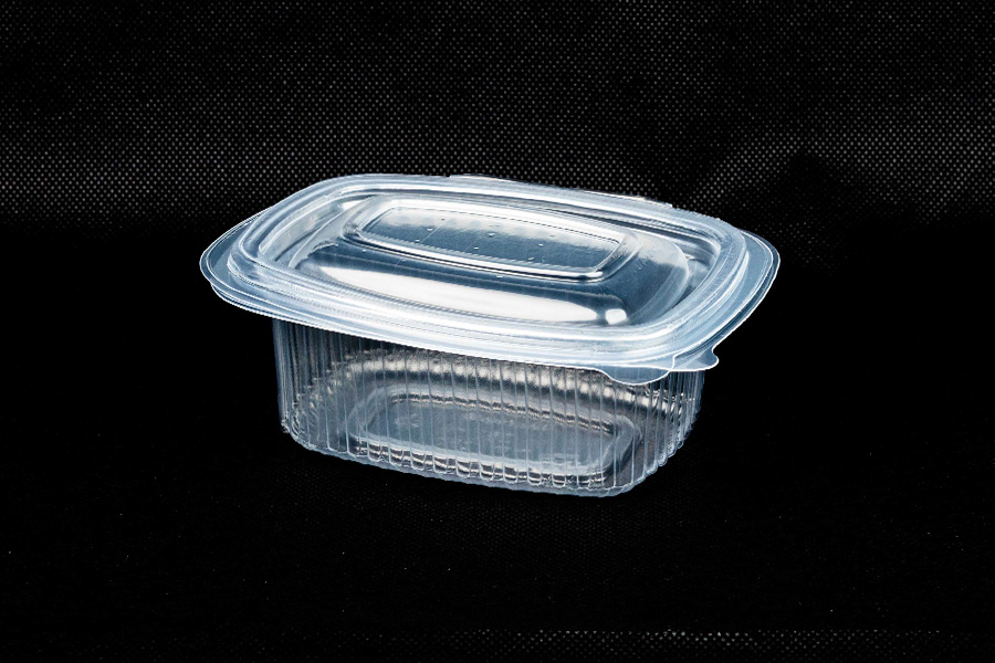 Envase Bisagra Oval -PP- 250cc, 50uds x 15pq