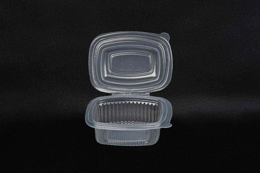 Envase Bisagra Oval -PP- 250cc, 50uds x 15pq