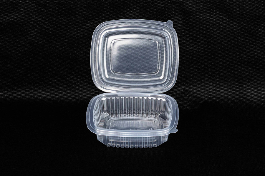 Envase Bisagra Oval -PP- 375cc, 50uds x 12pq