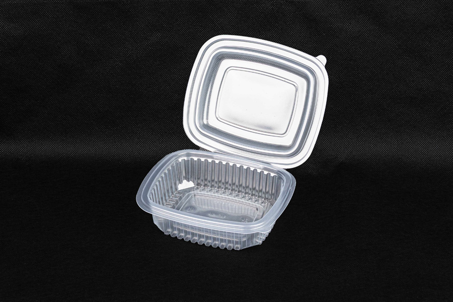 Envase Bisagra Oval -PP- 375cc, 50uds x 12pq