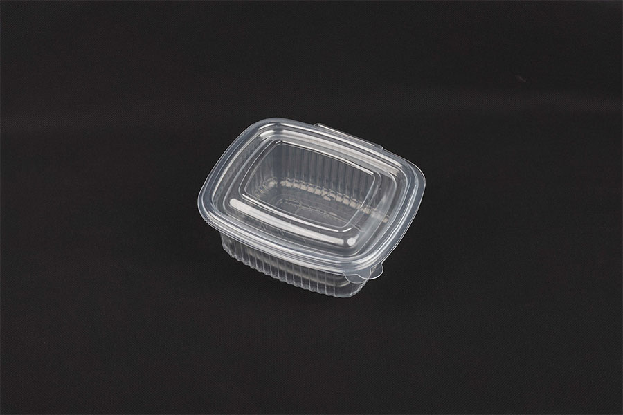 Envase Bisagra Oval -PP- 500cc, 50uds x 12pq
