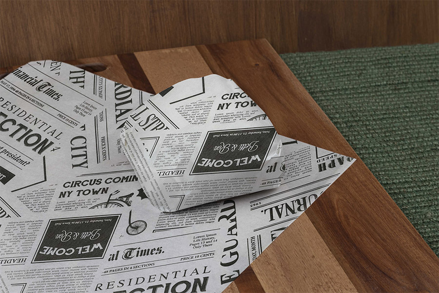 Formato Papel Antigrasa 30x30cm 35gr Blanco Deco. Prensa 3.000uds