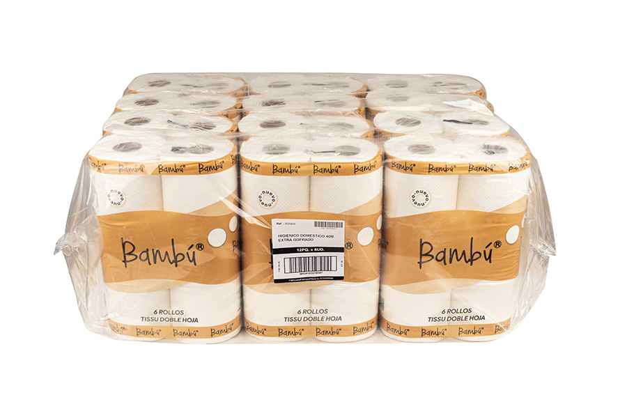 Higiénico Doméstico 40m Extra Gofrado, 6uds x 12pq