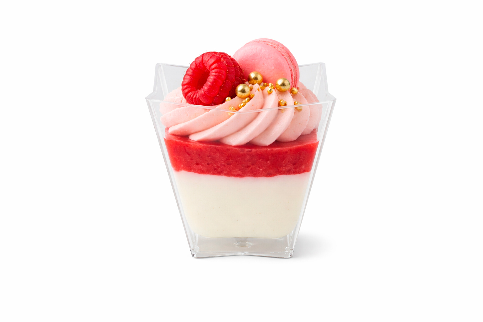 Miniatura Vaso Star PS Reutilizable 6x6cm Transparente, 50uds x 20pq