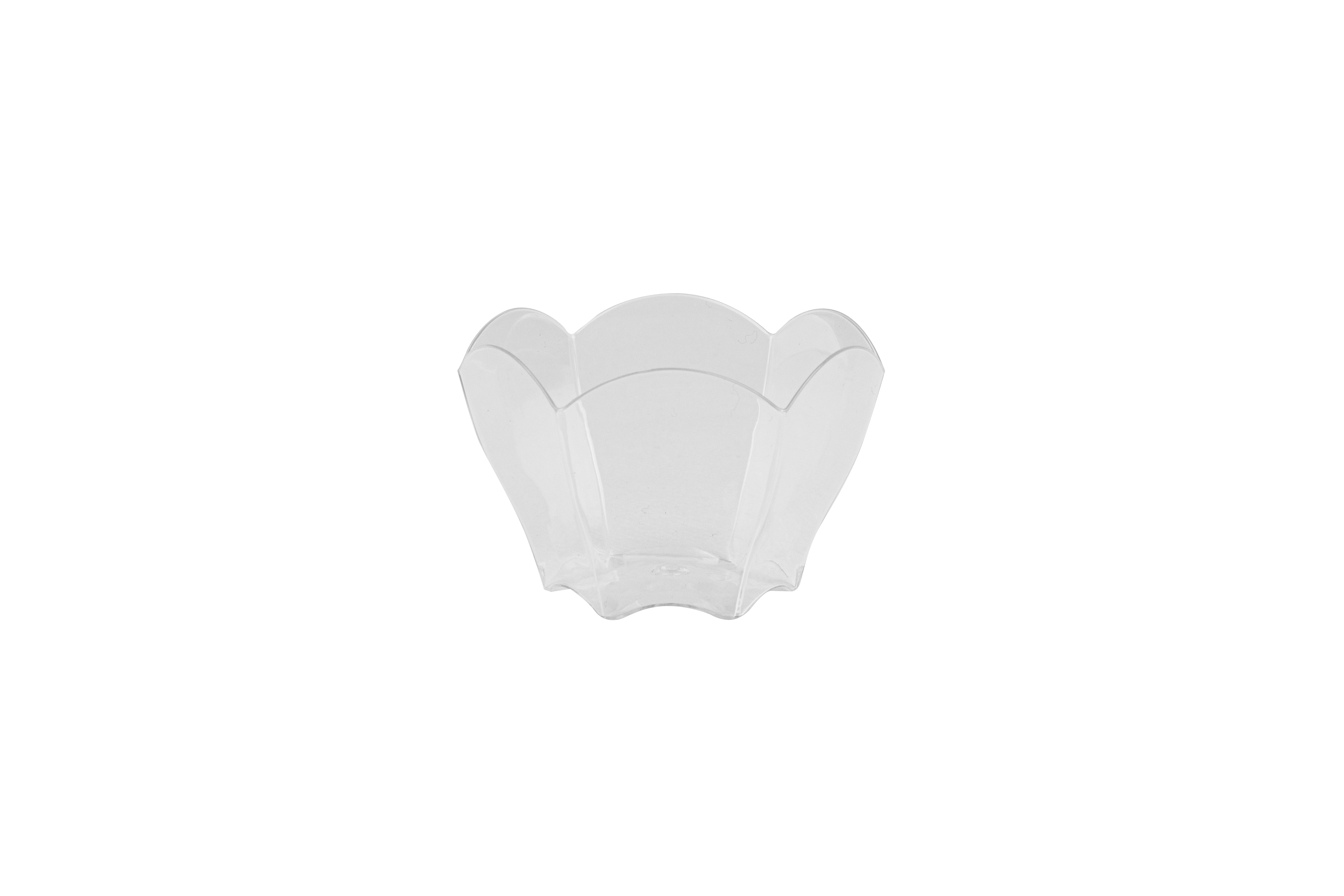 Miniatura Vaso Tulipa PS Reutilizable 7x4,4cm Transparente, 24uds x 30pq