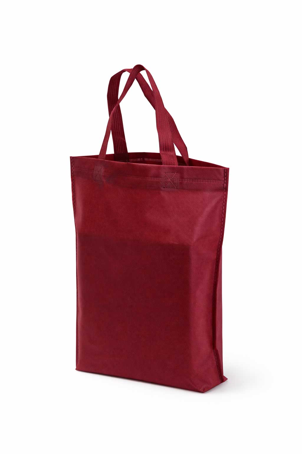 Bolsa Asa Lazo Novotex 40x50+10cm 60gr Burdeos, 250uds