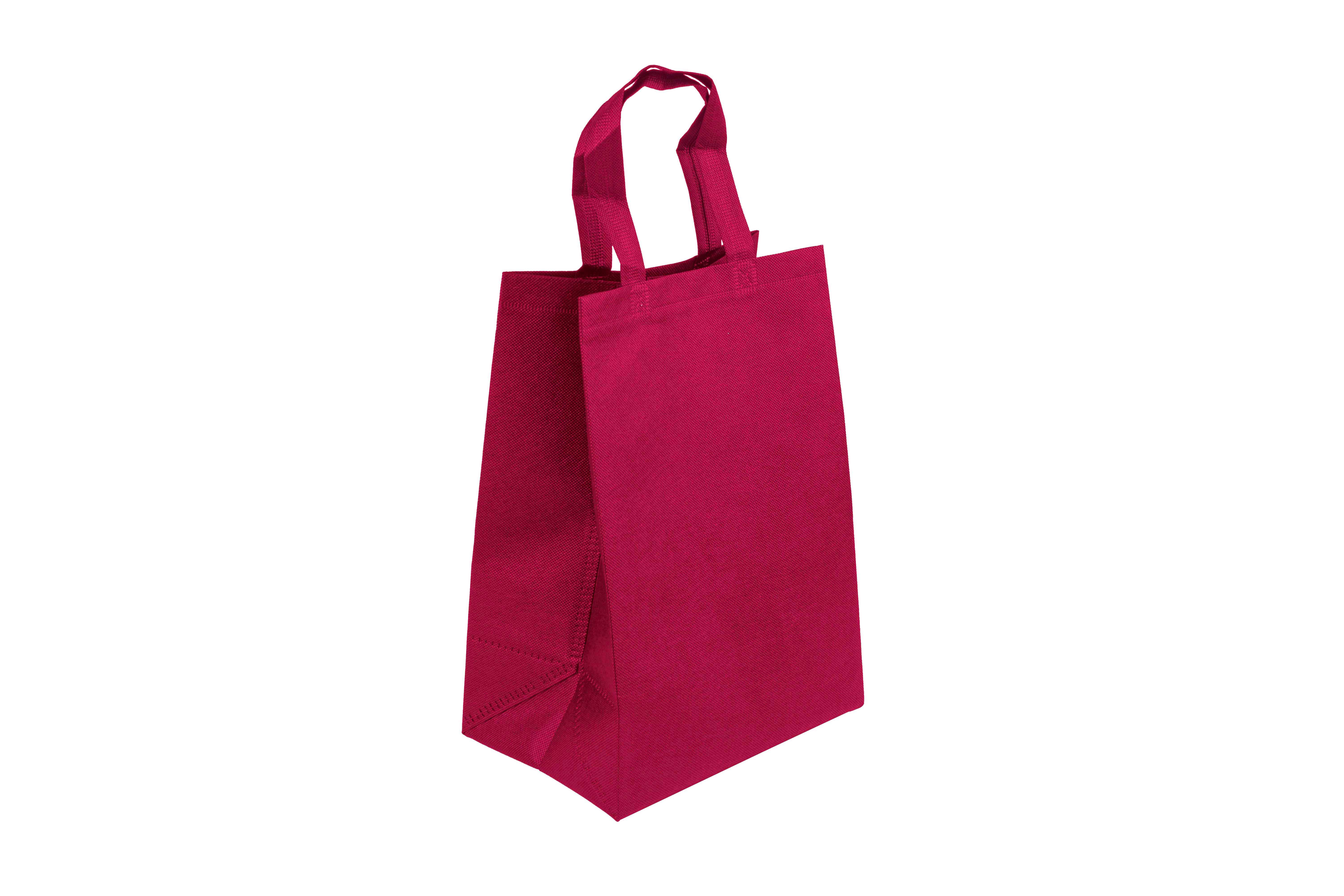 Bolsa Box Novotex 29+10x27cm 80gr Burdeos, 160uds