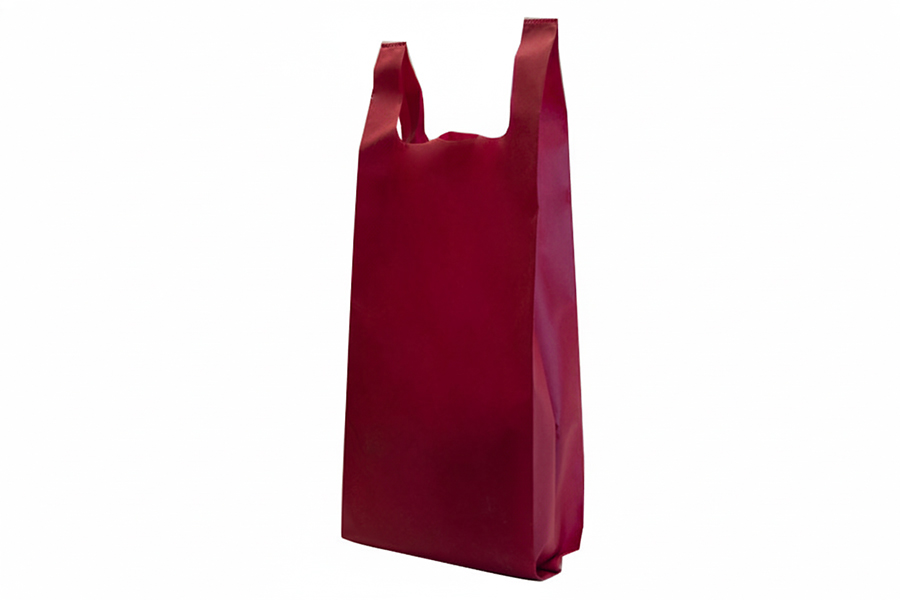 Bolsa Para Jamones Novotex 33+17x80cm 70gr Burdeos, 140uds