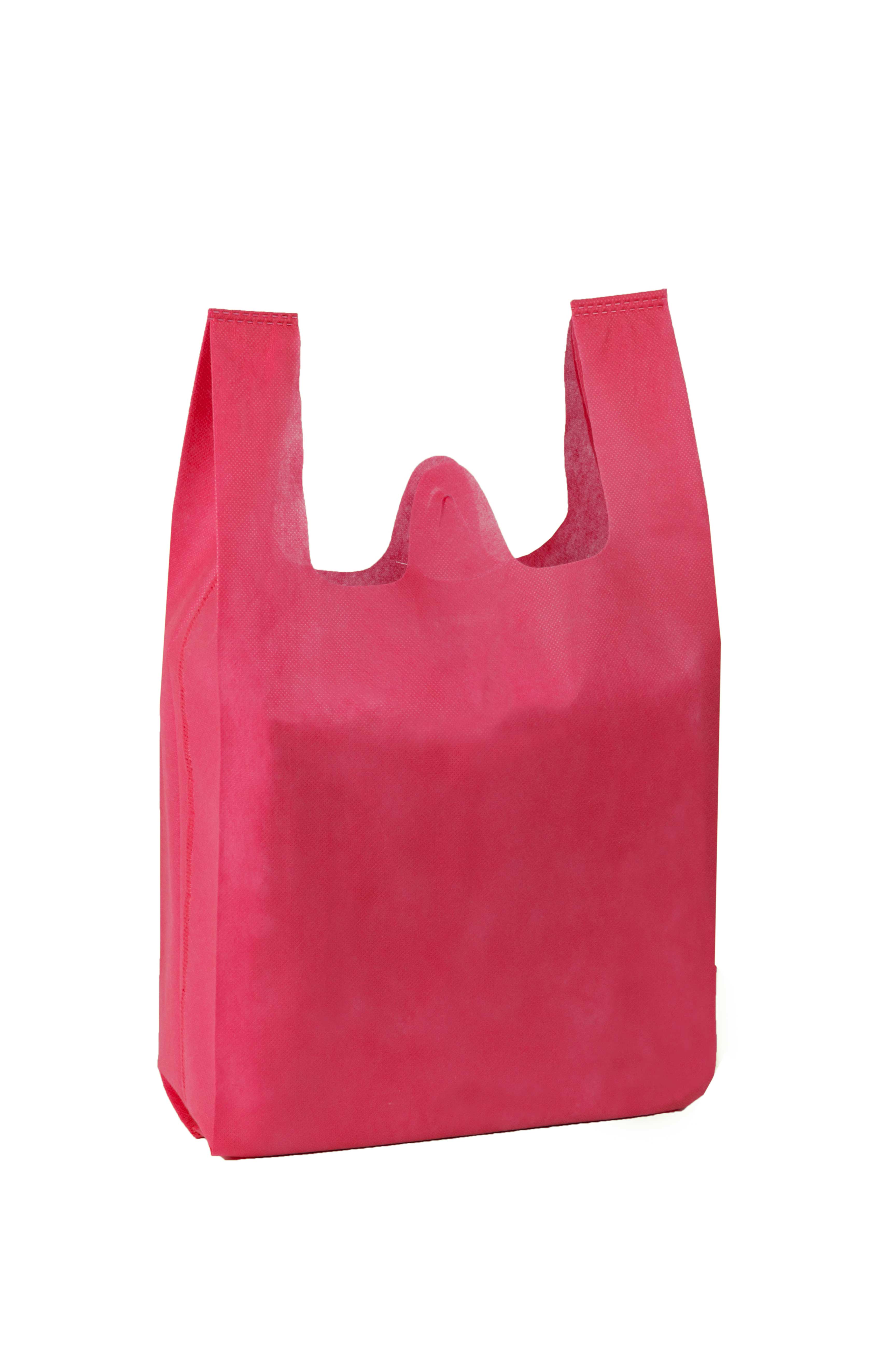 Bolsa Camiseta Novotex 40+14x50cm 50gr Rojo 360uds