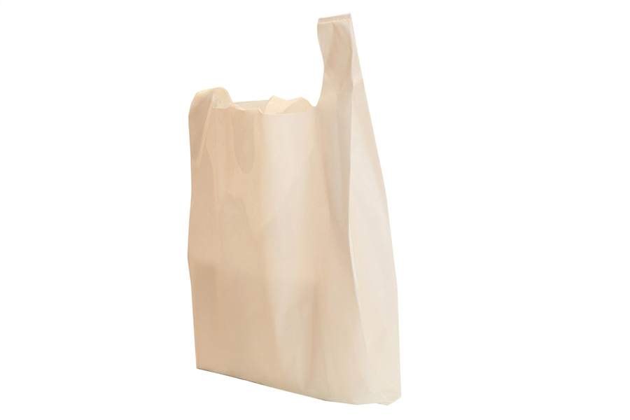 Bolsa Camiseta Novotex 40+18x65cm 60gr Blanco
