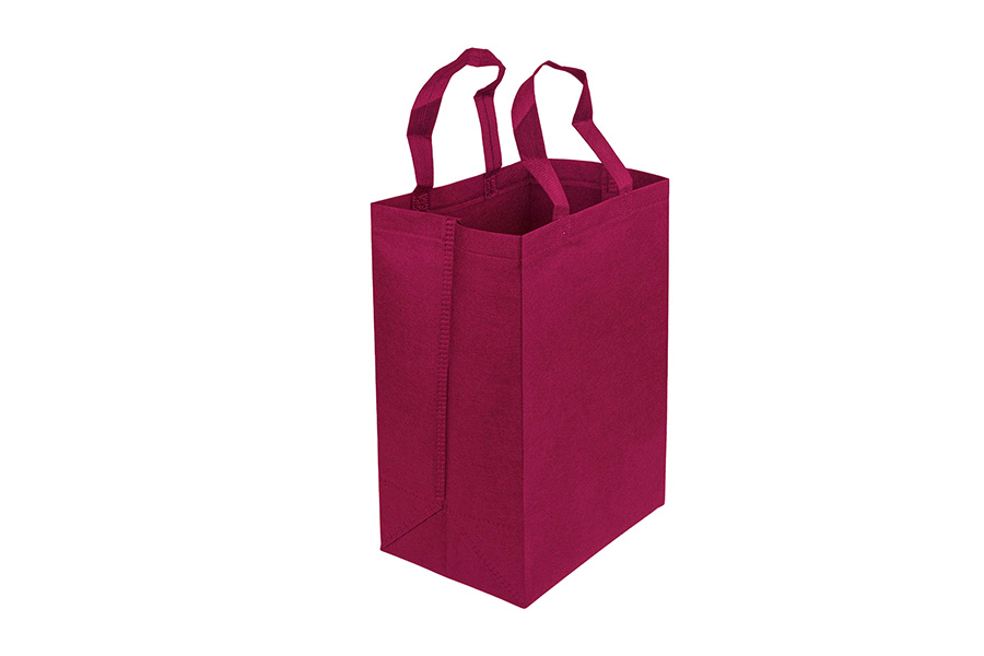 Bolsa Asa Plana Novotex 24+17x34cm 90gr Burdeos, 250ud