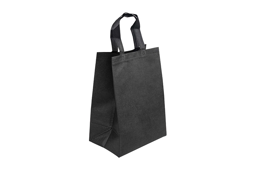 Bolsa Asa Plana Novotex 24+17x34cm 90gr Negro, 250ud