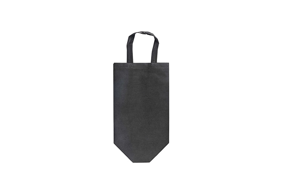 Bolsa Asa Plana Novotex 24+17x34cm 90gr Negro, 250ud