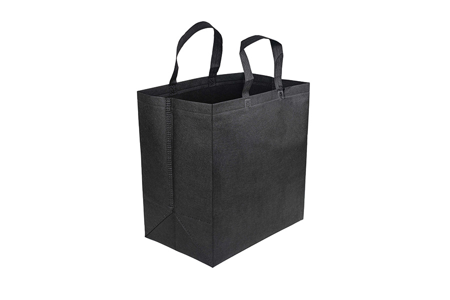 Bolsa Asa Plana Novotex 32+21x34cm 90gr Negro, 250ud