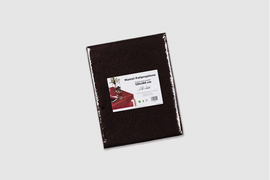 Mantel Unitario Novotex PLUS 120x180cm Chocolate, 20uds