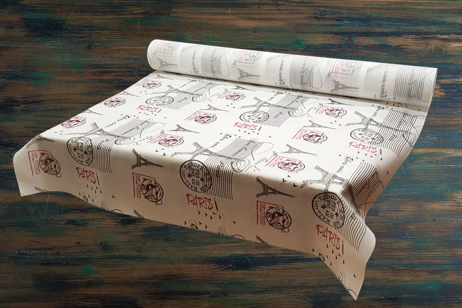 Rollo Mantel Novotex 1,20x50m Prec. 40cm Deco. Paris