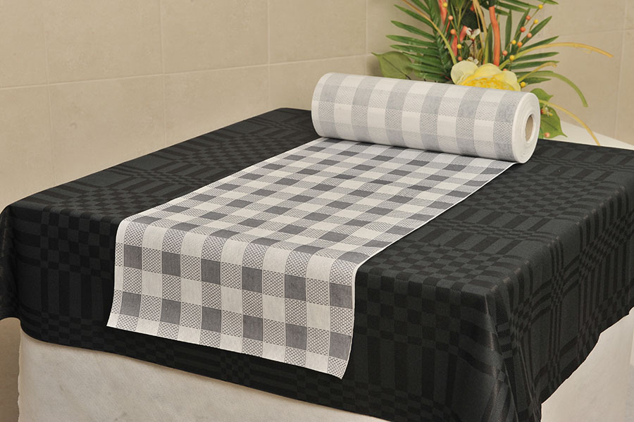 ; Rollo Mantel Novotex 0,40x48m Prec. 30cm Deco. Cuadros Negro