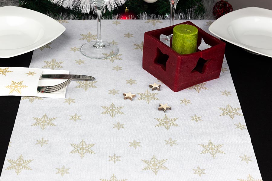 Rollo Mantel Novotex 0,40x48m Prec. 30cm Deco. Estrellas