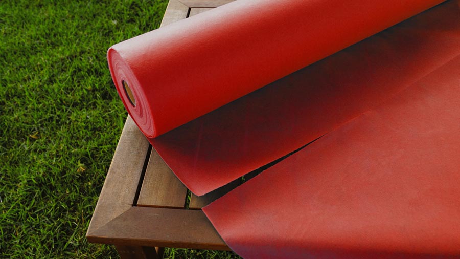 ; Rollo Mantel Novotex 1x50m Prec. 40cm Rojo