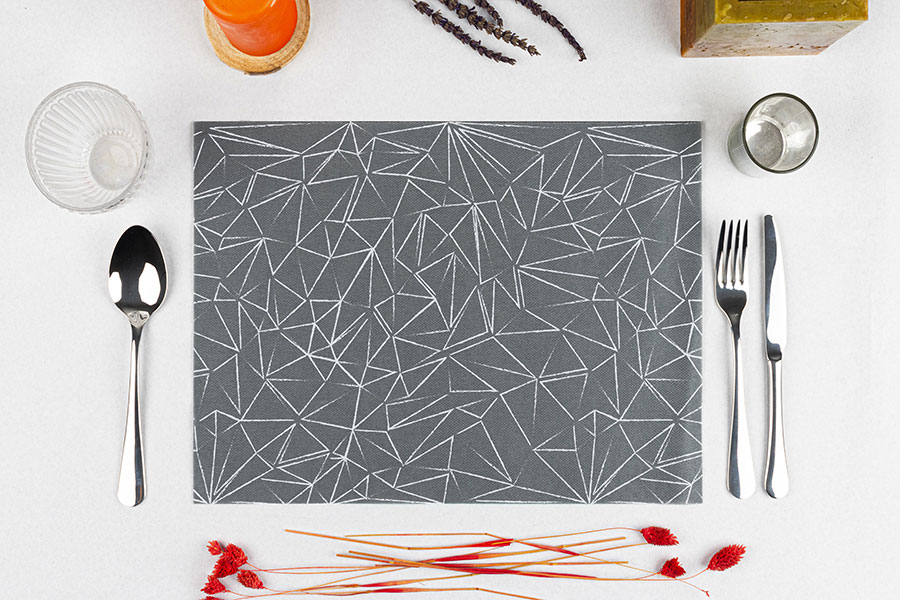 Mantel Startex 30x40cm Gris Deco. Funky