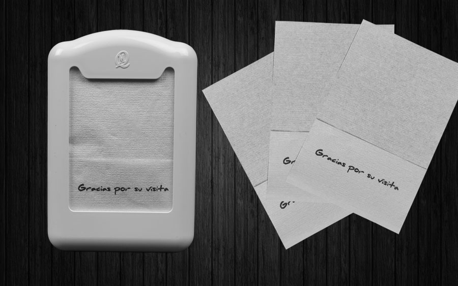 Servilleta Miniservis Sulfito 17x17cm Blanco, 70uds 140pq (140uds x 70pq)