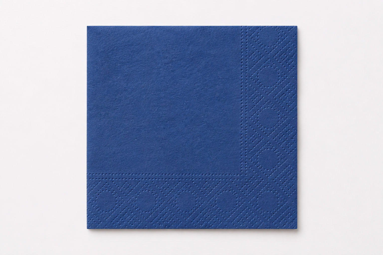 Servilleta Cenefa 20x20cm Azul, 6.000uds