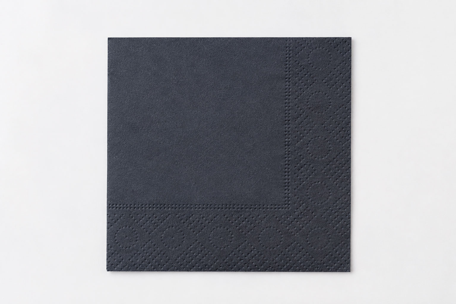 Servilleta Cenefa 20x20cm Negro, 6.000uds