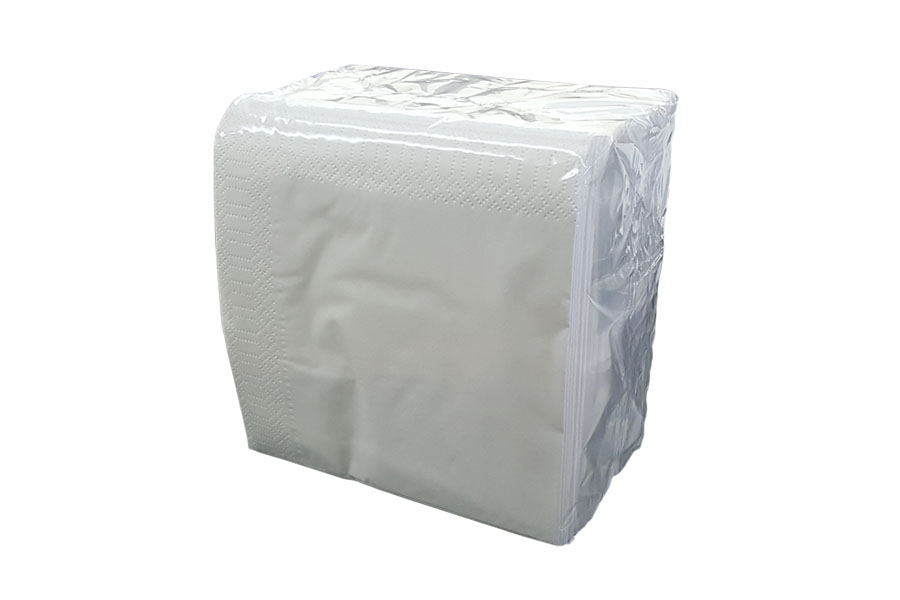Servilleta 2 Capas 30x30cm Blanco, 4.800uds