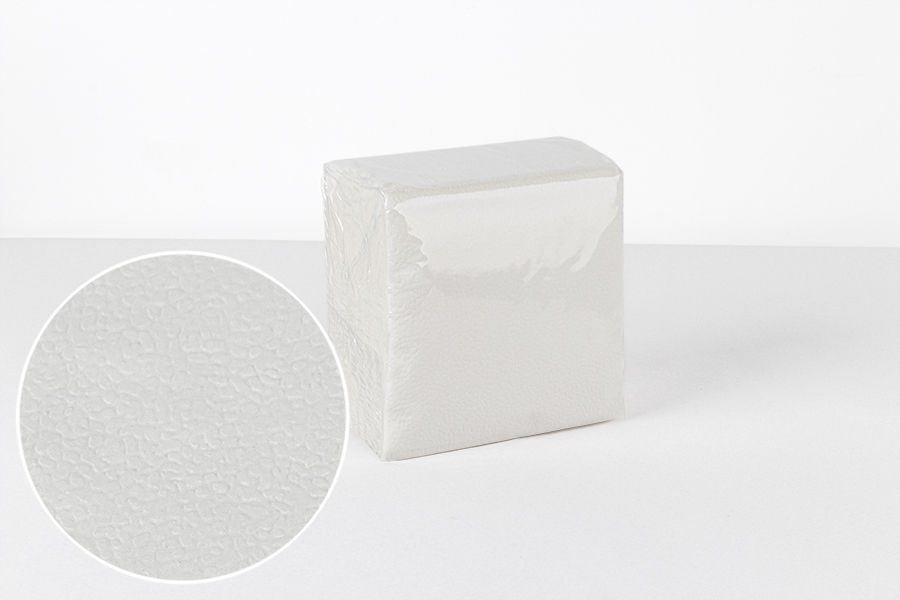 Servilleta 1 Capa 30x30cm Blanco, 960uds
