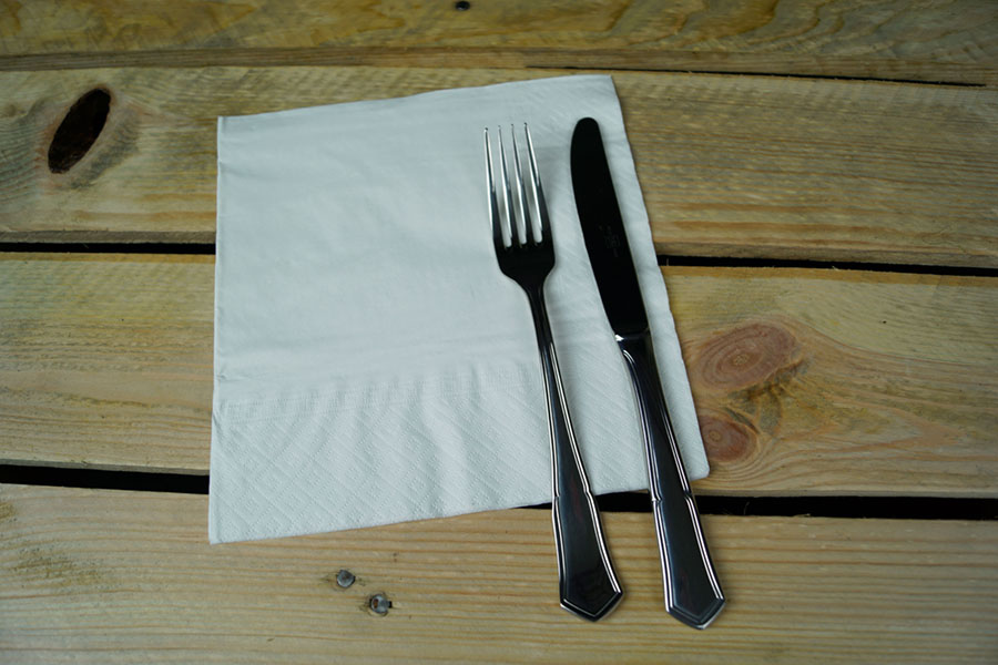 Servilleta 3 Capas 40x40cm Blanco, 1.800uds