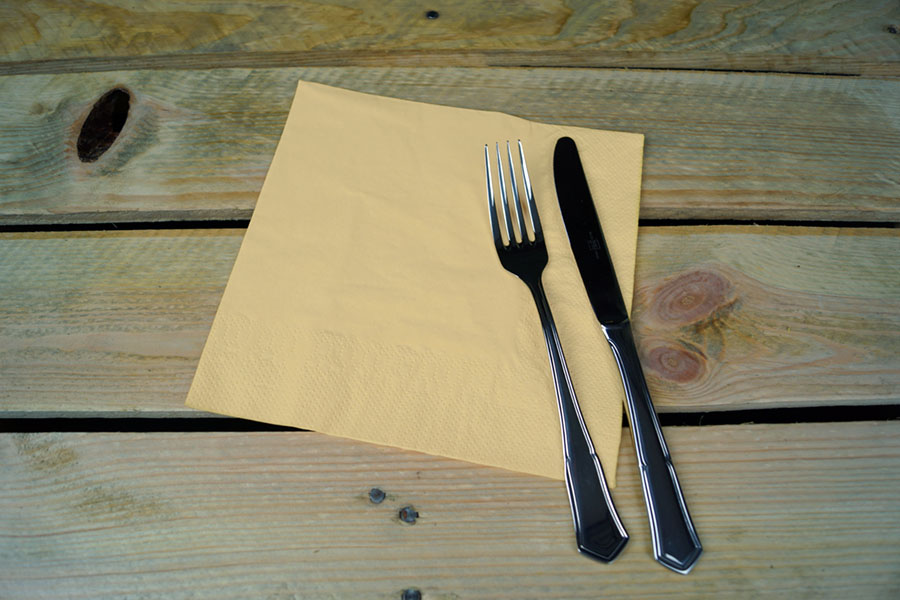 Servilleta 2 Capas 40x40cm Crema, 1.200uds