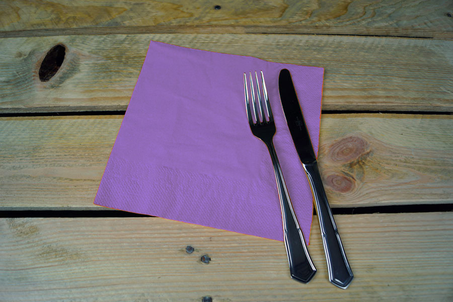 Servilleta 2 Capas 40x40cm Violeta, 1.200uds