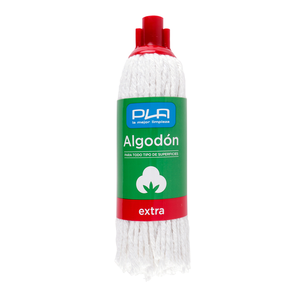 Fregona Algodón Blanco-Extra 190gr, 24uds
