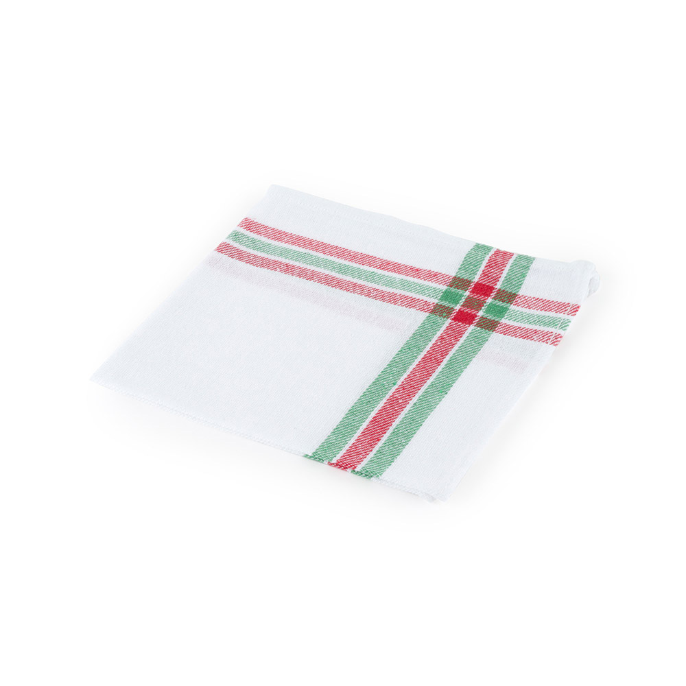 Paño Sarga Basic 45x40cm Blanco, 12uds
