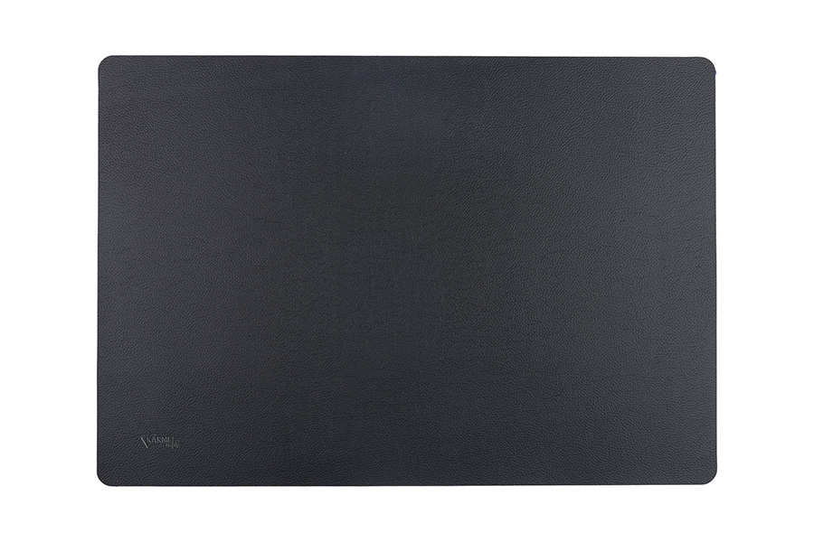 Mantel Polipiel 30x43cm Gris-Negro, 12uds x 12pq