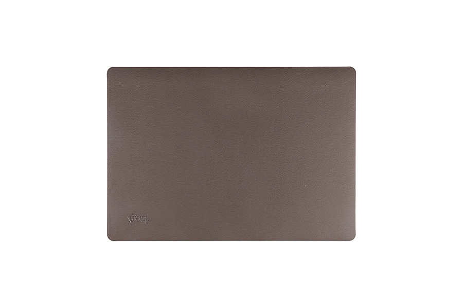 Mantel Polipiel 30x43cm Marrón-Oro, 12uds x 12pq