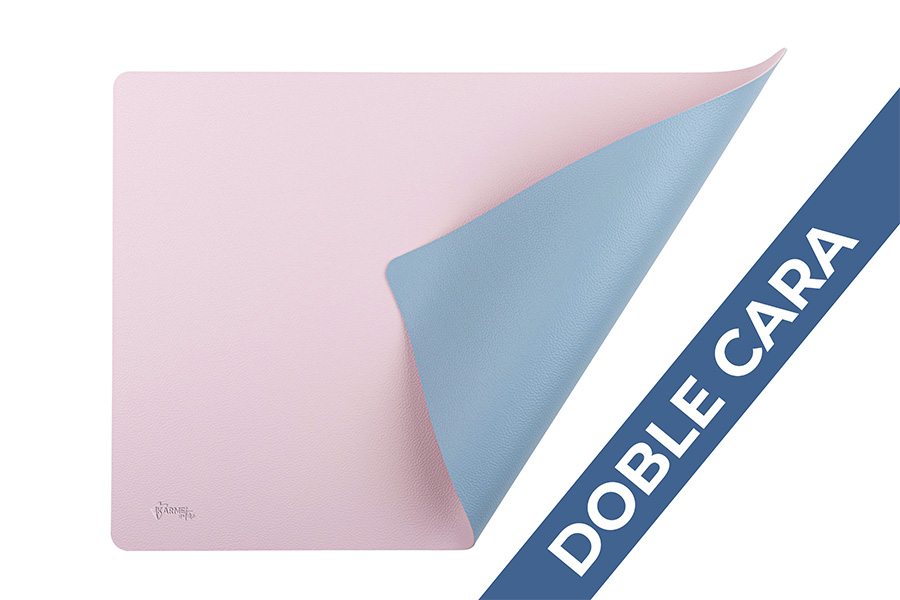 Mantel Polipiel 30x43cm Rosa-Azul, 12uds x 12pq