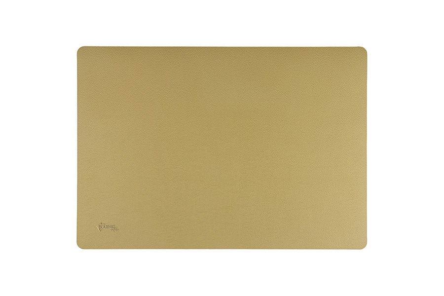 Mantel Polipiel 30x43cm Verde-Naranja, 12uds x 12pq