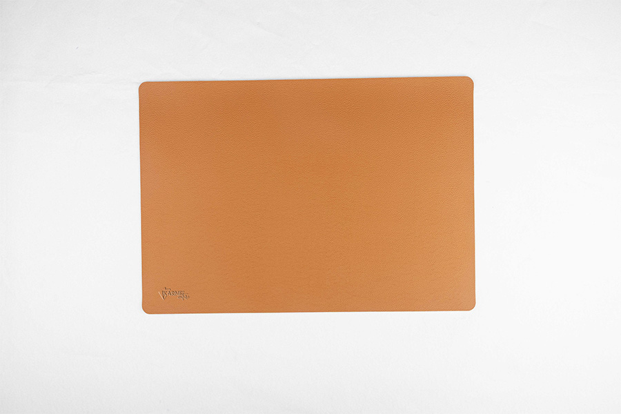 Mantel Polipiel 30x43cm Verde-Naranja, 12uds x 12pq