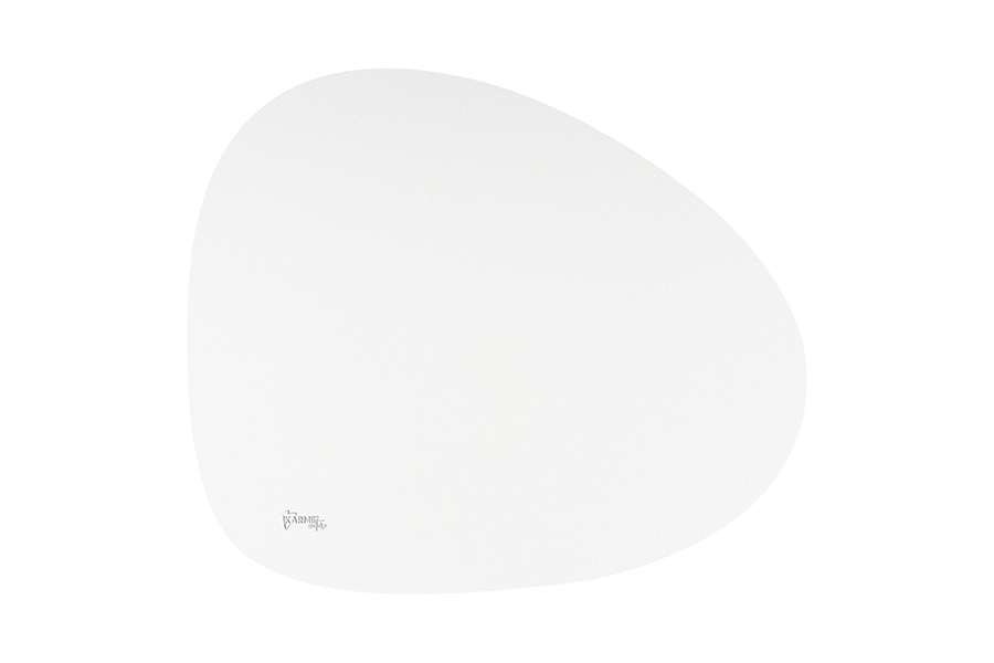 Mantel Polipiel Ovalado 37x43 Marrón-Blanco, 12uds x 12pq
