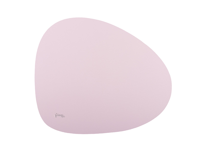 Mantel Polipiel Ovalado 37x43cm Rosa-Azul, 12uds x 12pq