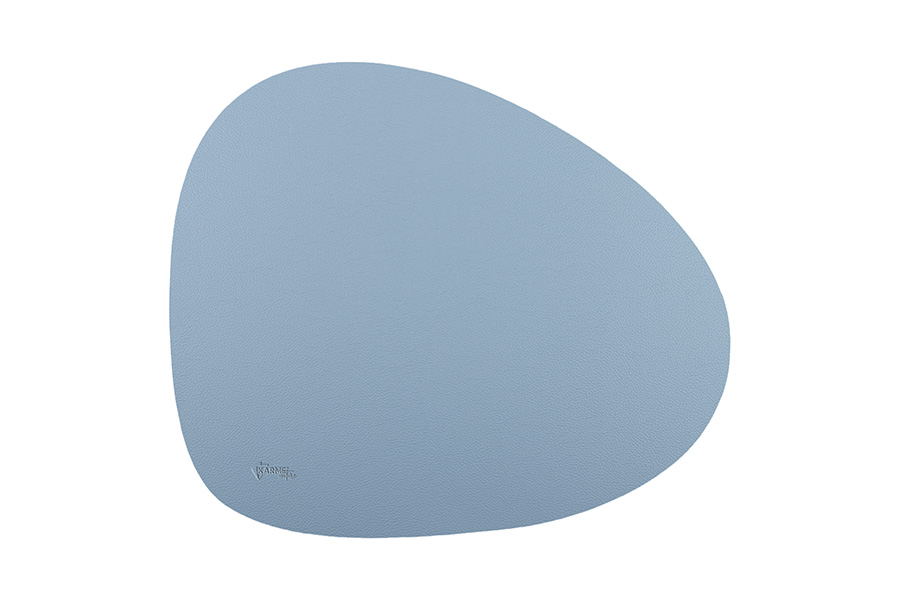 Mantel Polipiel Ovalado 37x43cm Rosa-Azul, 12uds x 12pq
