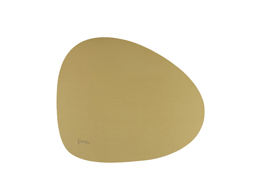 Mantel Polipiel Ovalado 37x43 Verde-Naranja, 12uds x 12pq
