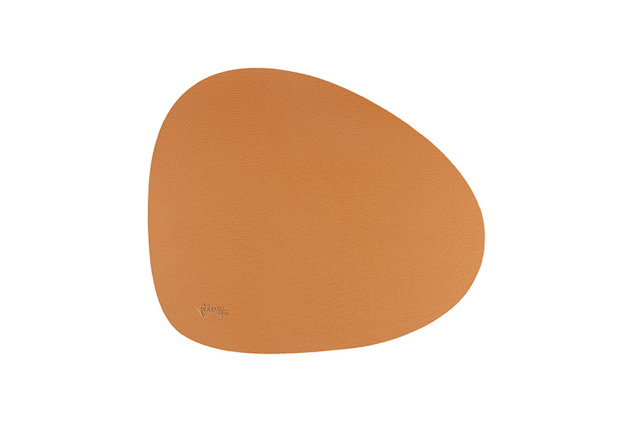 Mantel Polipiel Ovalado 37x43 Verde-Naranja, 12uds x 12pq
