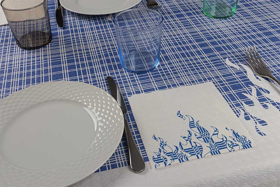 Servilletas 1 Capa 30x30cm Deco. Fallero, 100uds 48paq