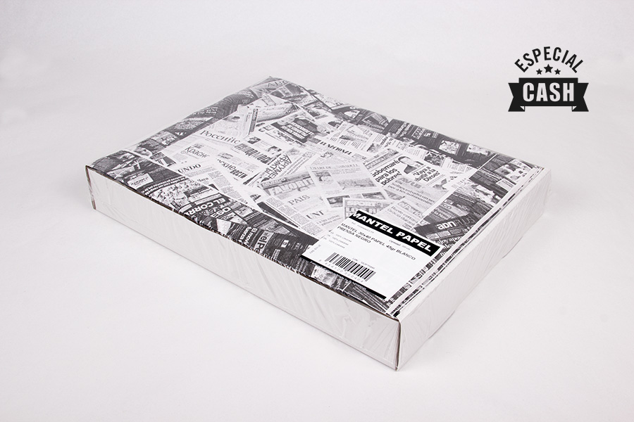 Mantel Papel 30x40cm 45gr Deco. Prensa, Estuche de 500uds