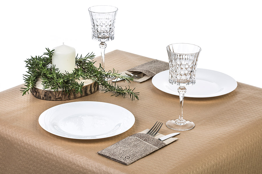 Mantel Papel 100x100cm 50gr Eco Nature, 400uds